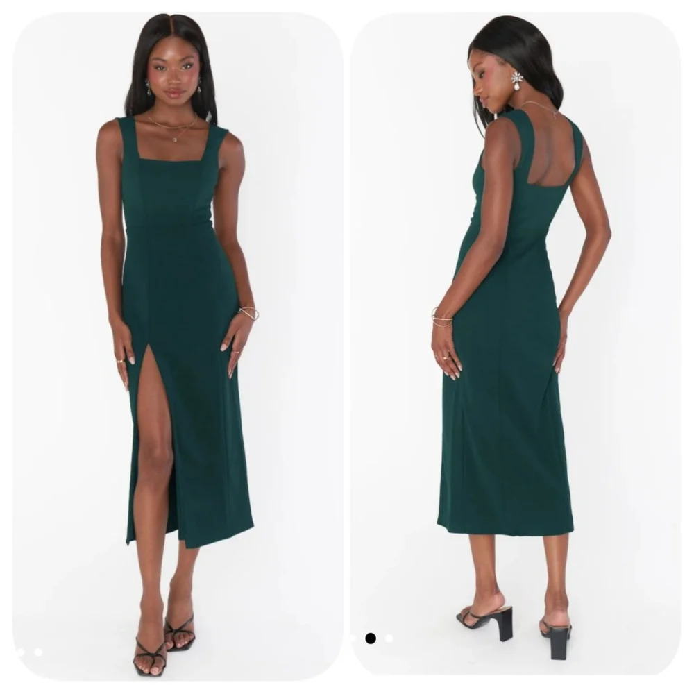 Show Me Your MuMu Eden Midi Dress Sz S